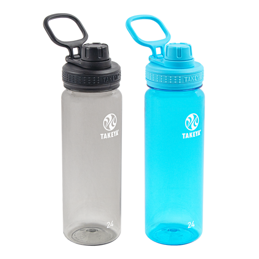 tritan-water-bottle-bundle-with-spout-lid-2-pack-l3 51688-Tritan-Spout-24-2pk-StormyBlack-BreezyBlue-angle_47de1ebc-7e67-4a88-abe1-6dfbee34e6a6.png