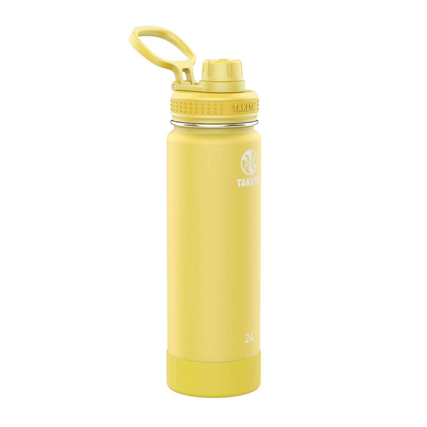 actives-water-bottle-with-spout-lid-c8 51187-Actives-Spout-24-Canary-angle.png