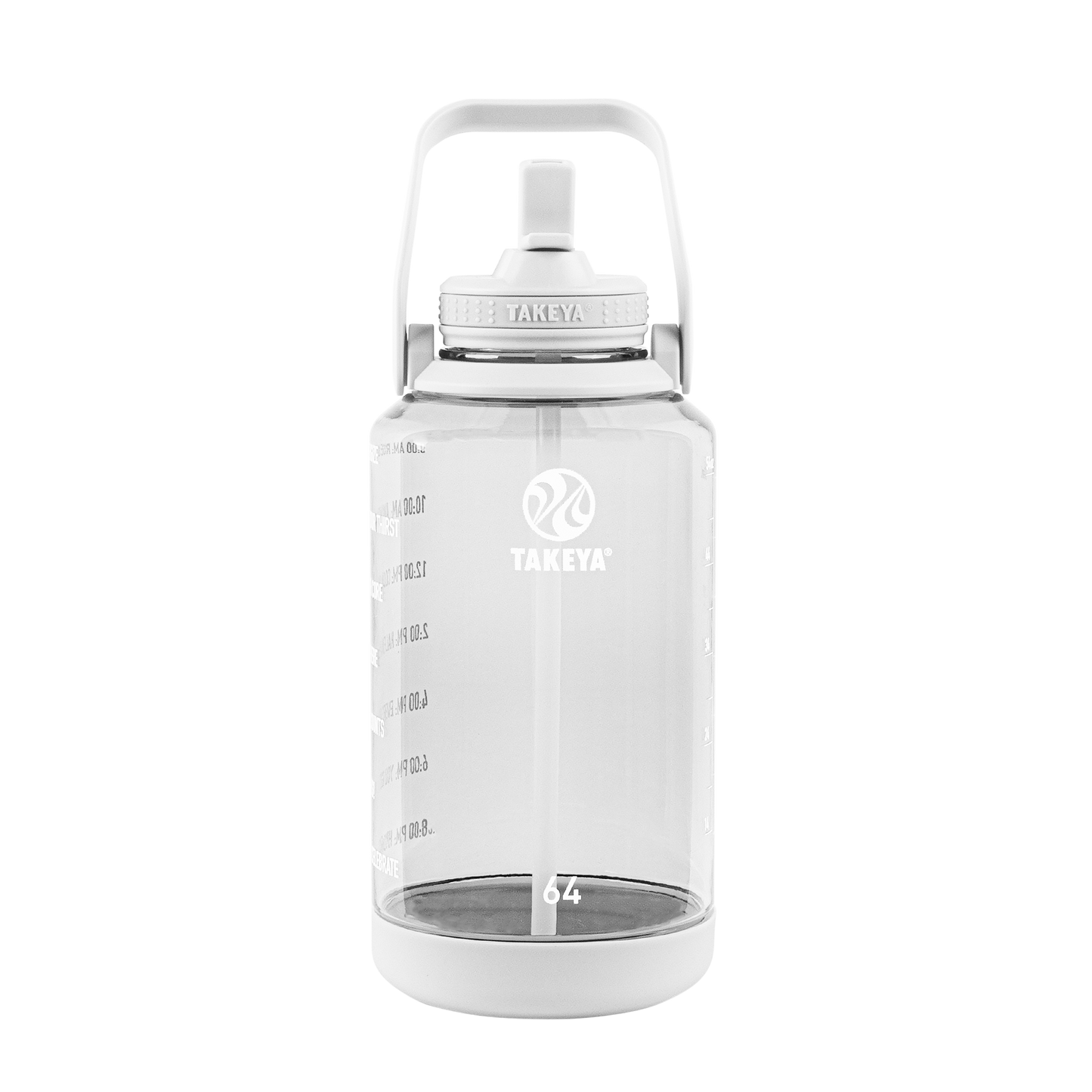 tritan-motivational-water-bottle-with-straw-lid-m8 54142-Tritan-Straw-Motivational-64-WhiteCloud-front.png