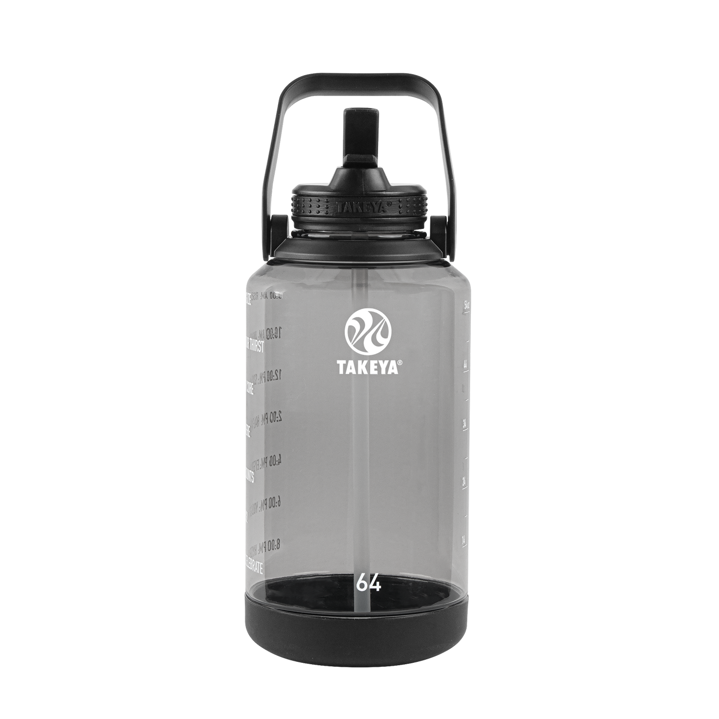 tritan-motivational-water-bottle-with-straw-lid-m8 54145-Tritan-Straw-Motivational-64-StormyBlack-front.png